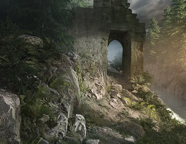 Ruins in the forest