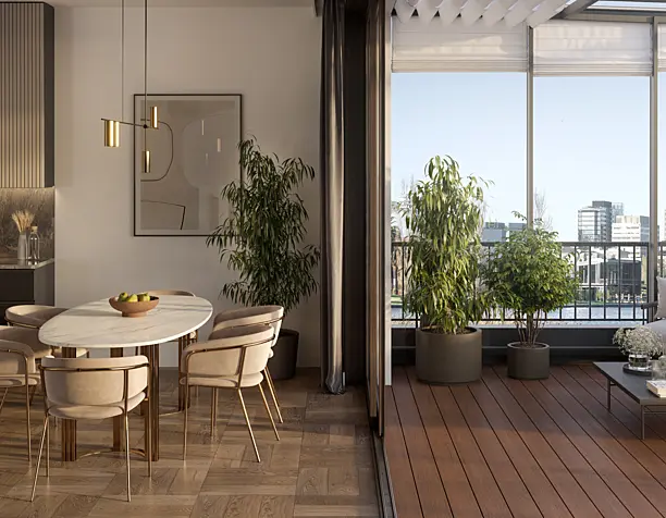 Kitchen terrace