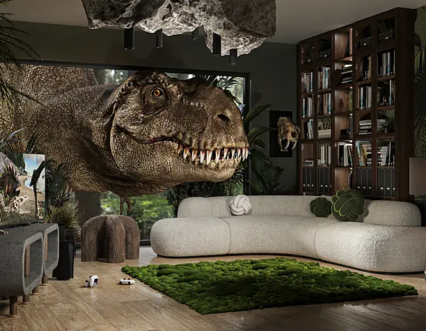 jurassic living room