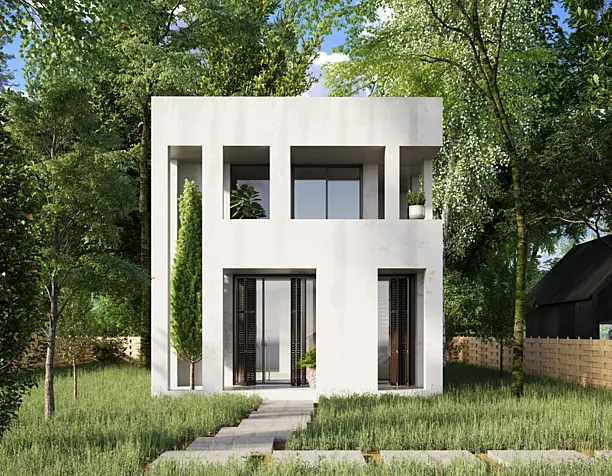 Cubic house