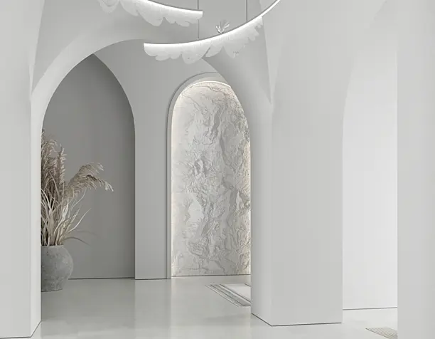 White interior