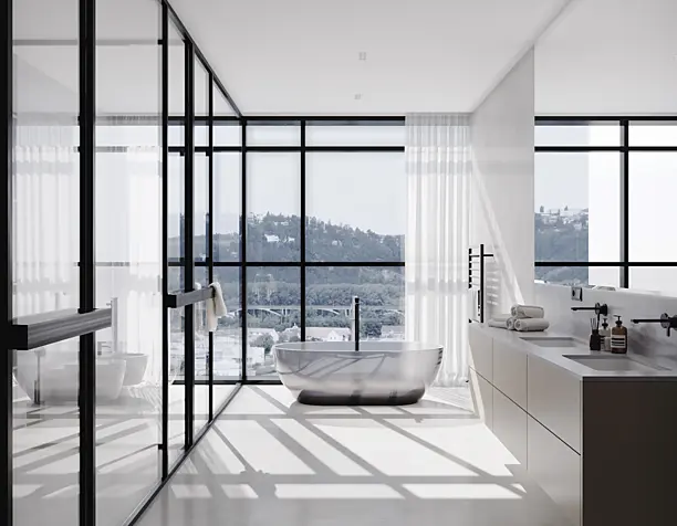 Bathroom in Prague's loft