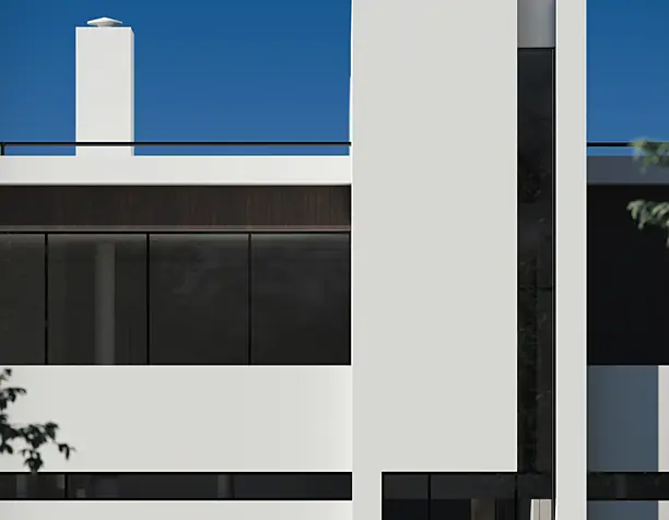 Architectural concept typical residential building of complex development of the Territory