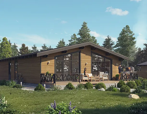 Wooden house