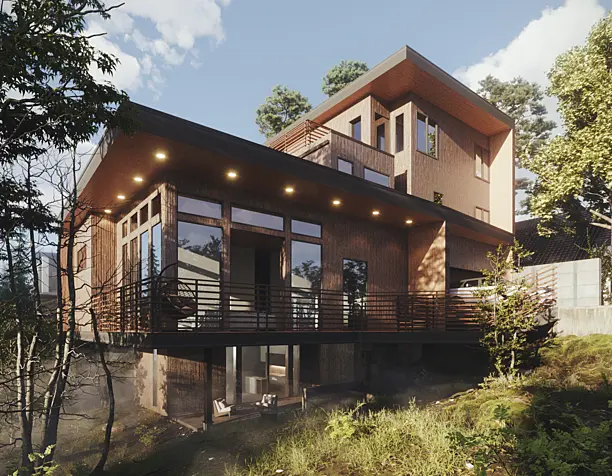 Exterior of the house