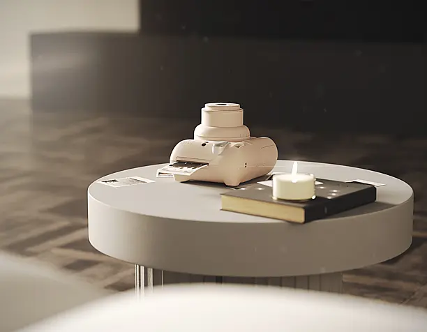 Visualization of the Fujifilm Instax Mini 12 in the interior