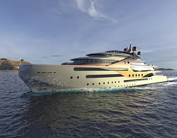 concept 100m Motor Yacht "POMPILIUS"