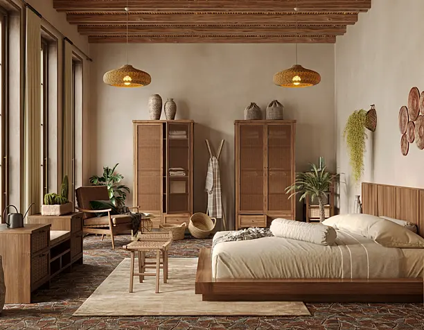 Wabi-Sabi Bedroom interior design