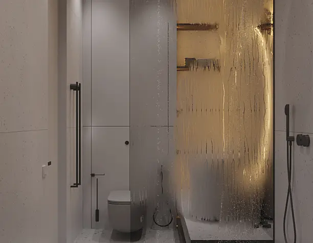 3D visualization of a bathroom (made according to reference)