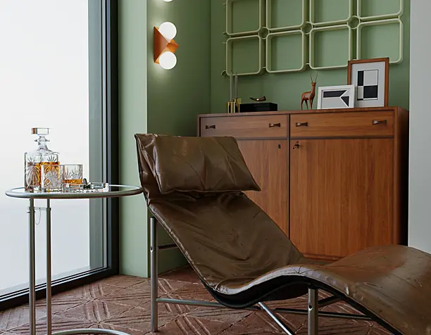 Mid century corner
