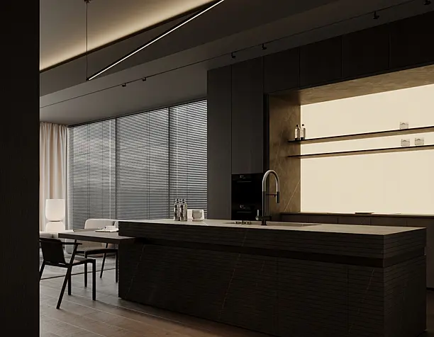 studio dining room minimalism