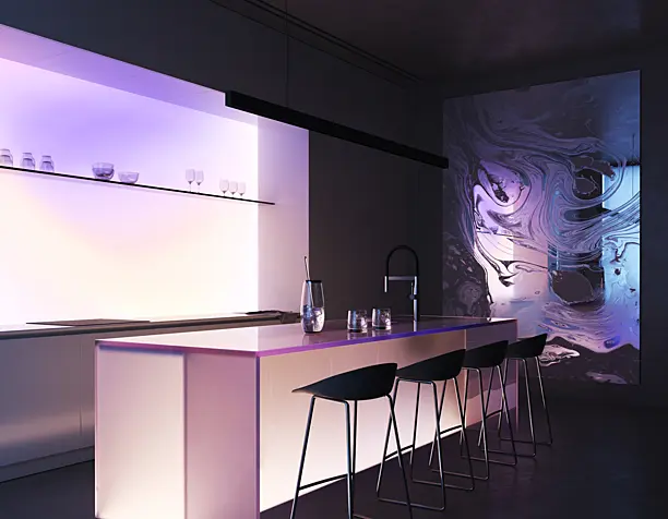 Glowing kitchen