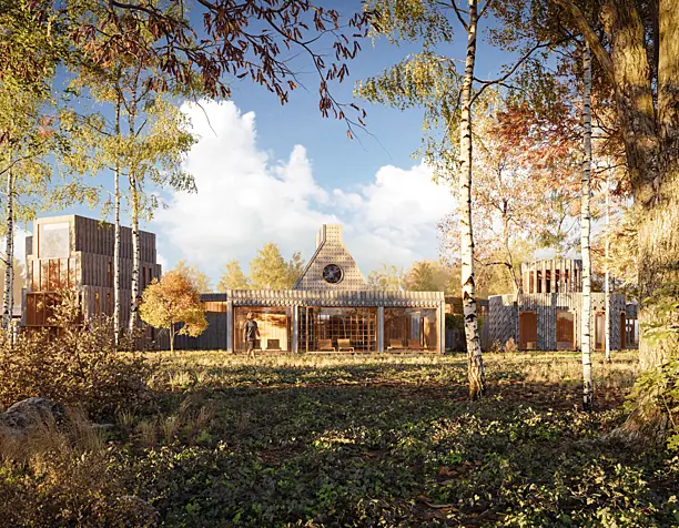 Visualization of the concept of the spa complex.