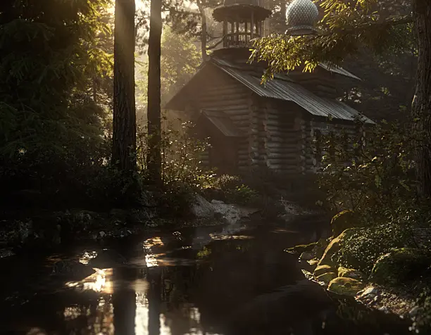A chapel in the woods