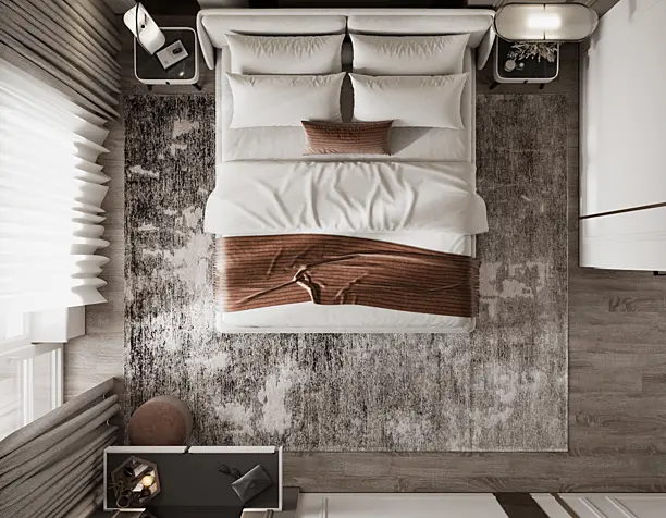Neoclassical bedroom
