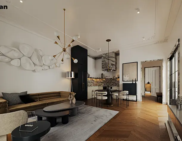 Apartament in London by Taypan Design
