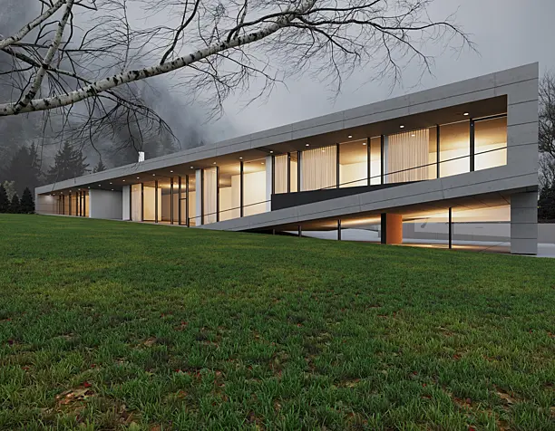 Длинный дом (Slight Slope Long House) в Болгарии(сделано по референсу)