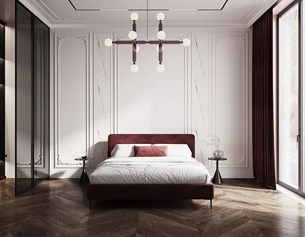 Кровать Malfa в интерьере Como Casa