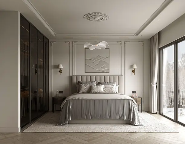 Neoclasiic bedroom