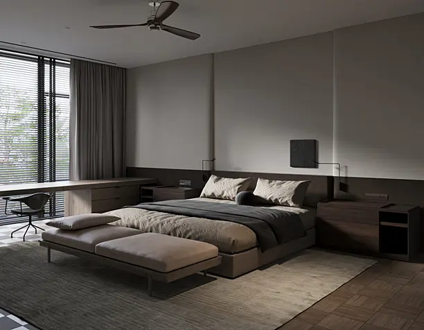 Man's bedroom