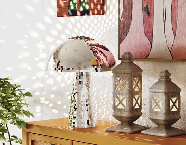 Eclectic apartment with colorful decor for a family