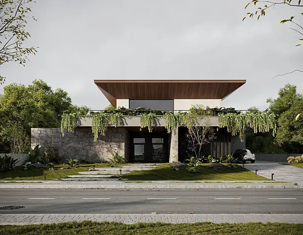 Modern villa(сделано по референсу)