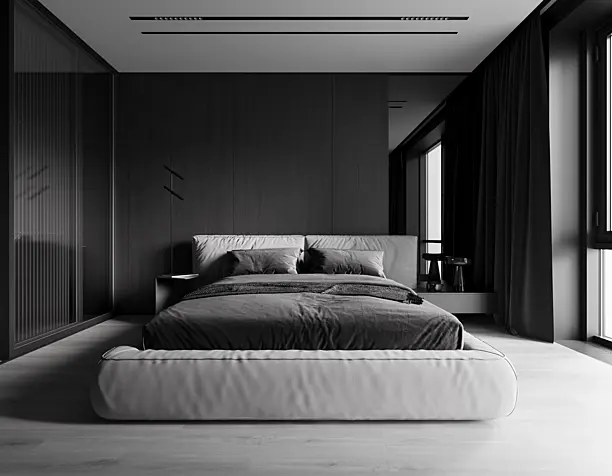Dark Bedroom