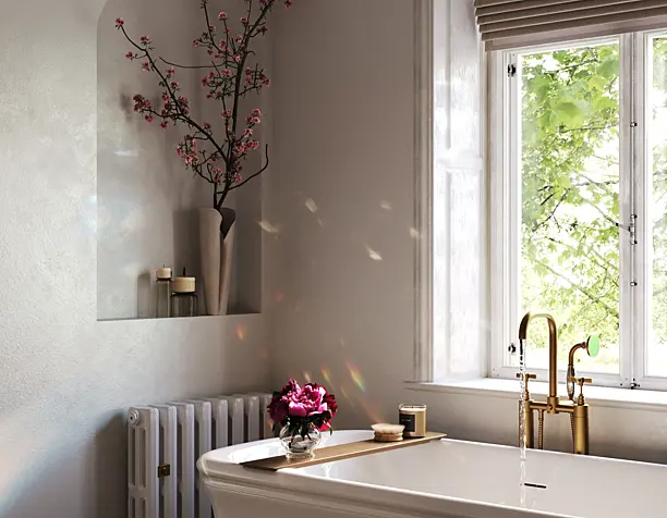 Bathroom with rainbow (сделано по референсу)