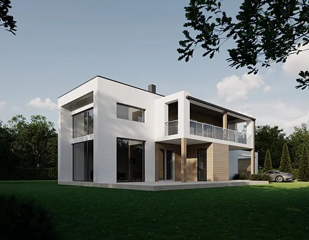 CLT wood house Beyla(сделано по референсу)