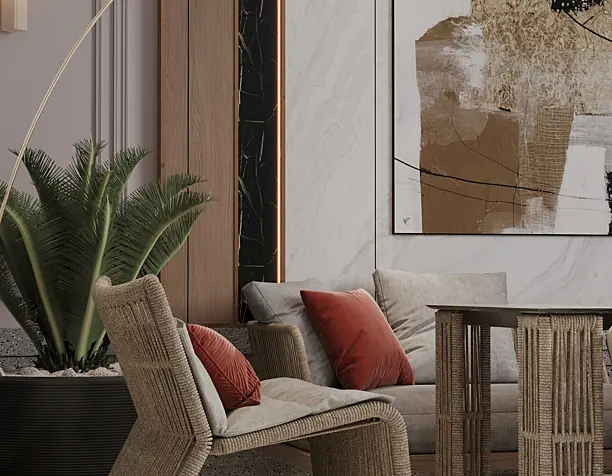 Outdoor interior design