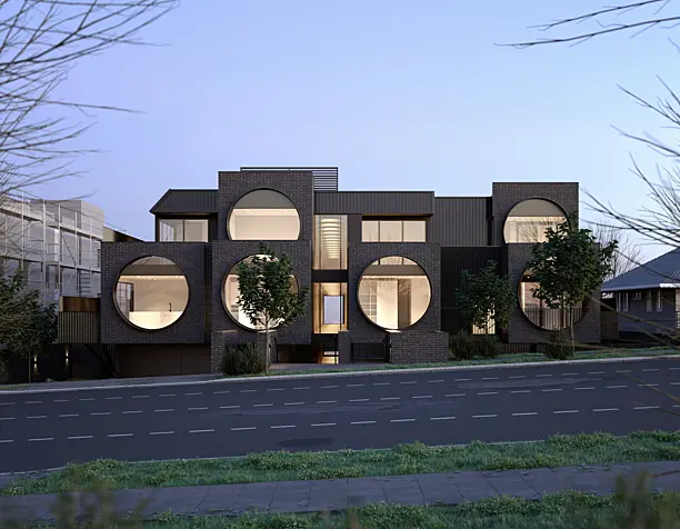 Cirqua Apartments CGI.(сделано по референсу)