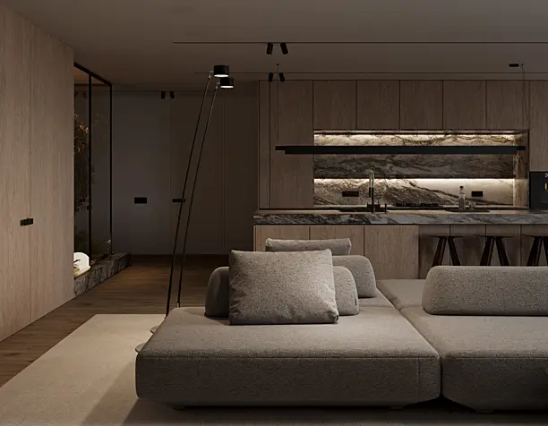 LIVING ROOM (сделано по референсу)