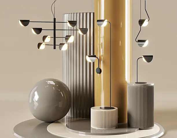 Conceptual Staging for Lighting Collection Presentation