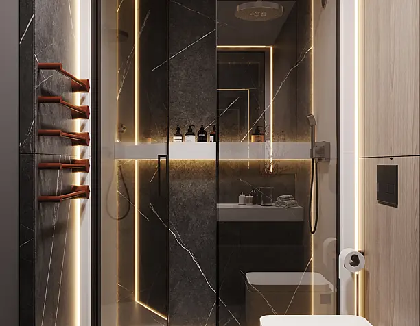 Visualization of the bathroom
