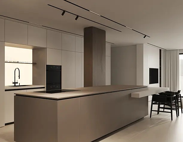 living room / kitchen