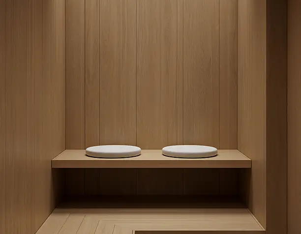 Spa area in a residential building