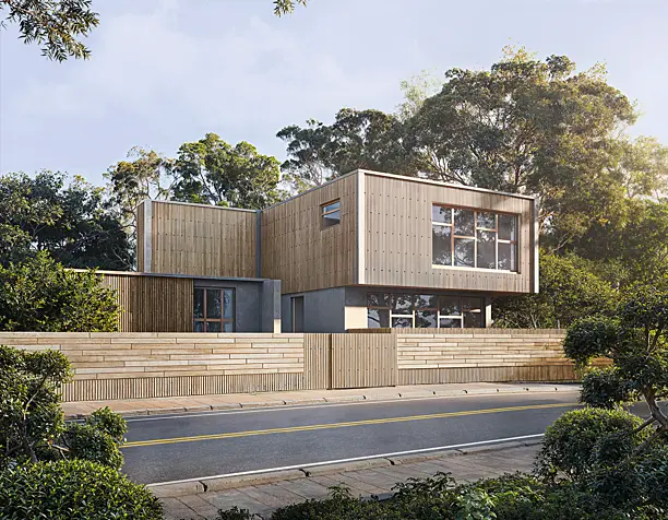 Wooden Box House
