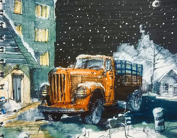 Старенький  ГАЗик