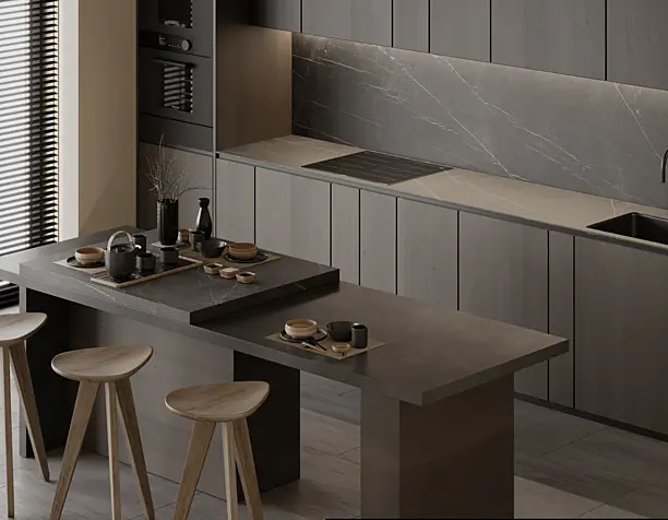 kitchen/living room