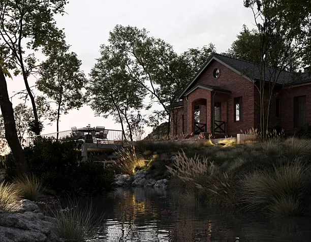 ARCHVIZ Дом в Английском стиле 2024