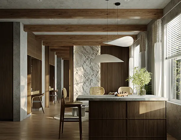 Minimalistic interior design