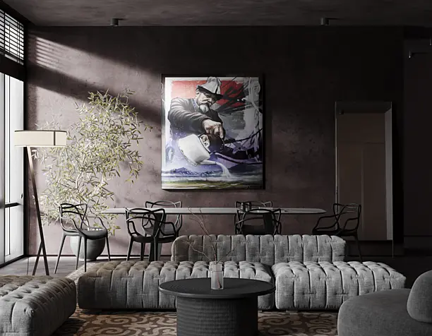 Dark Livingroom