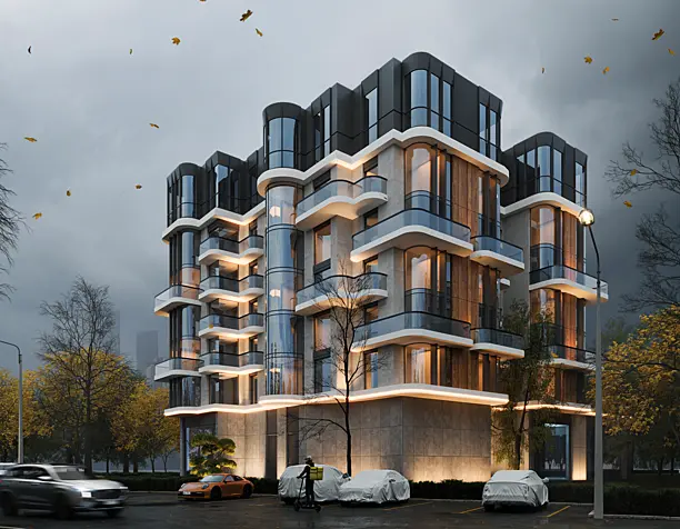 Архитектура дизайн фасада