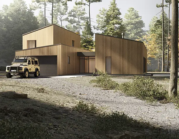 Cabin in the forest
