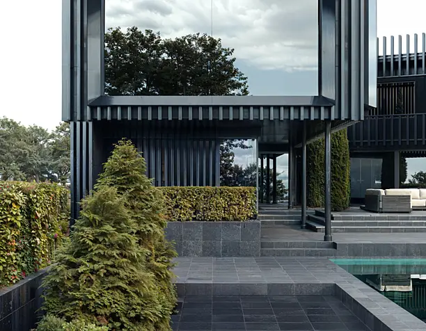 Black house (сделано по референсу)