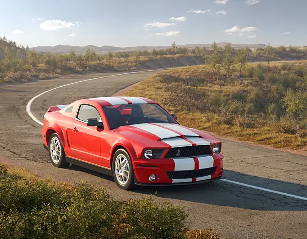 Ford Mustang Shelby gt500 2007 Render