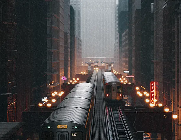 Evening Chicago