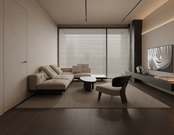 Minimalism living room design