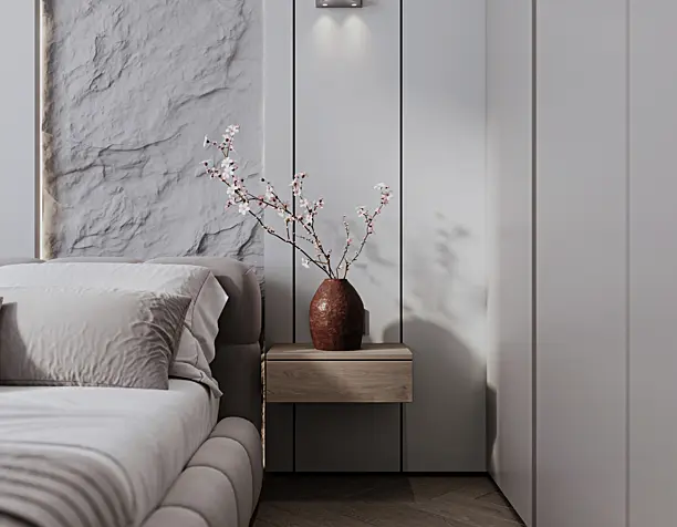 Design minimalism. Bedrooms