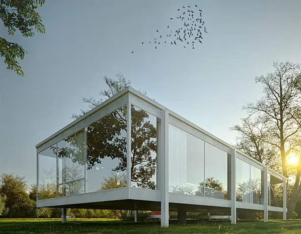 Farnsworth House (сделано по референсу)